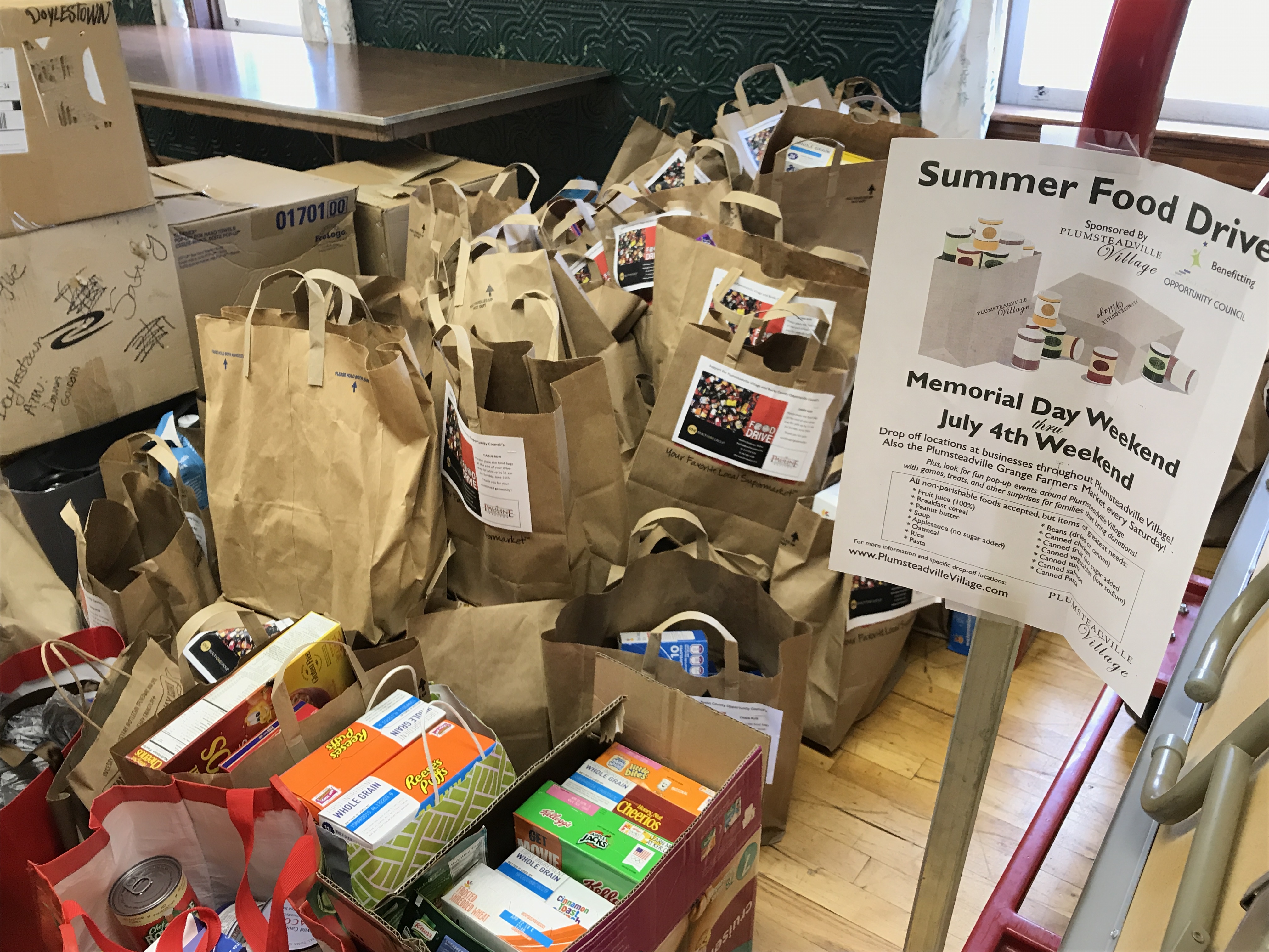 Nearly 3 4 Ton Of Food Collected For Doylestown Pa Food Pantry