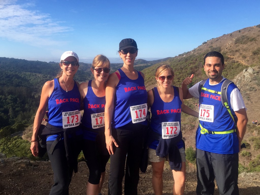 CVI Rack Pack Wins Again at Dipsea Hike for Zero Breast Cancer CVI